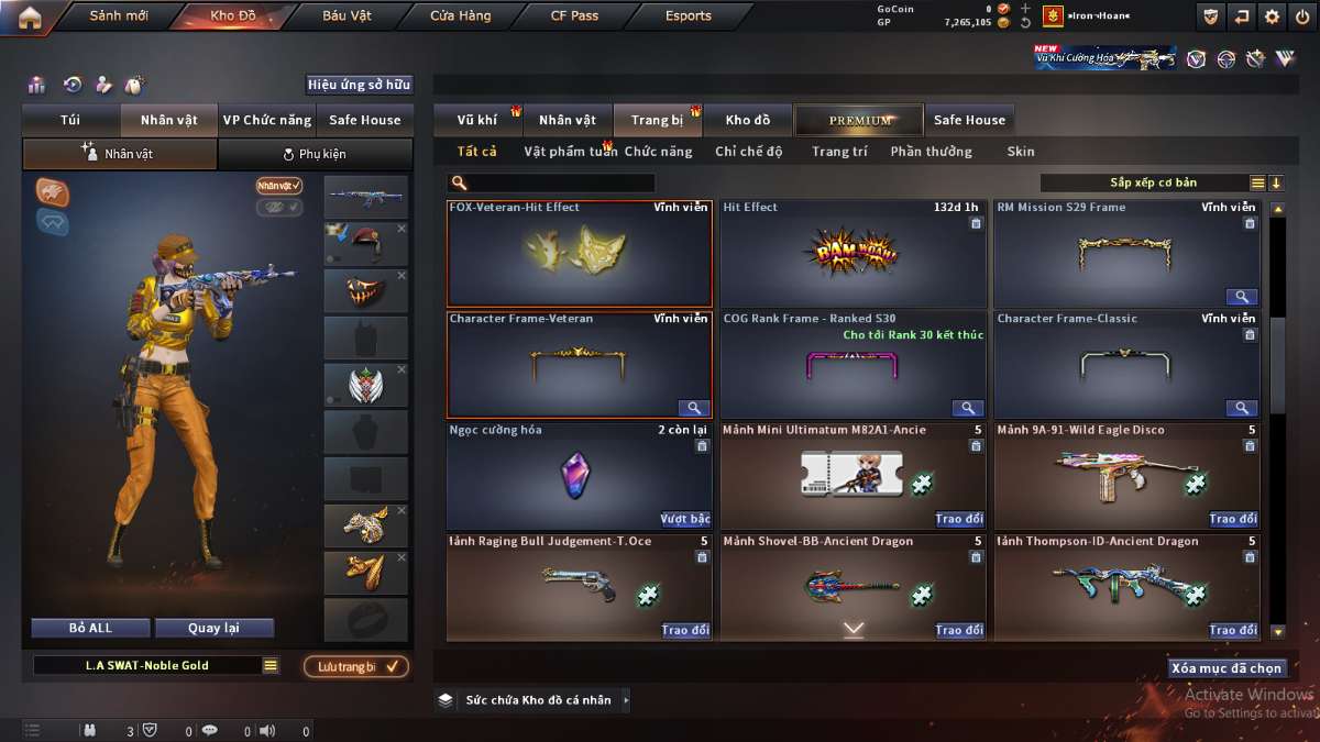 shop acc cf uy tin gia re